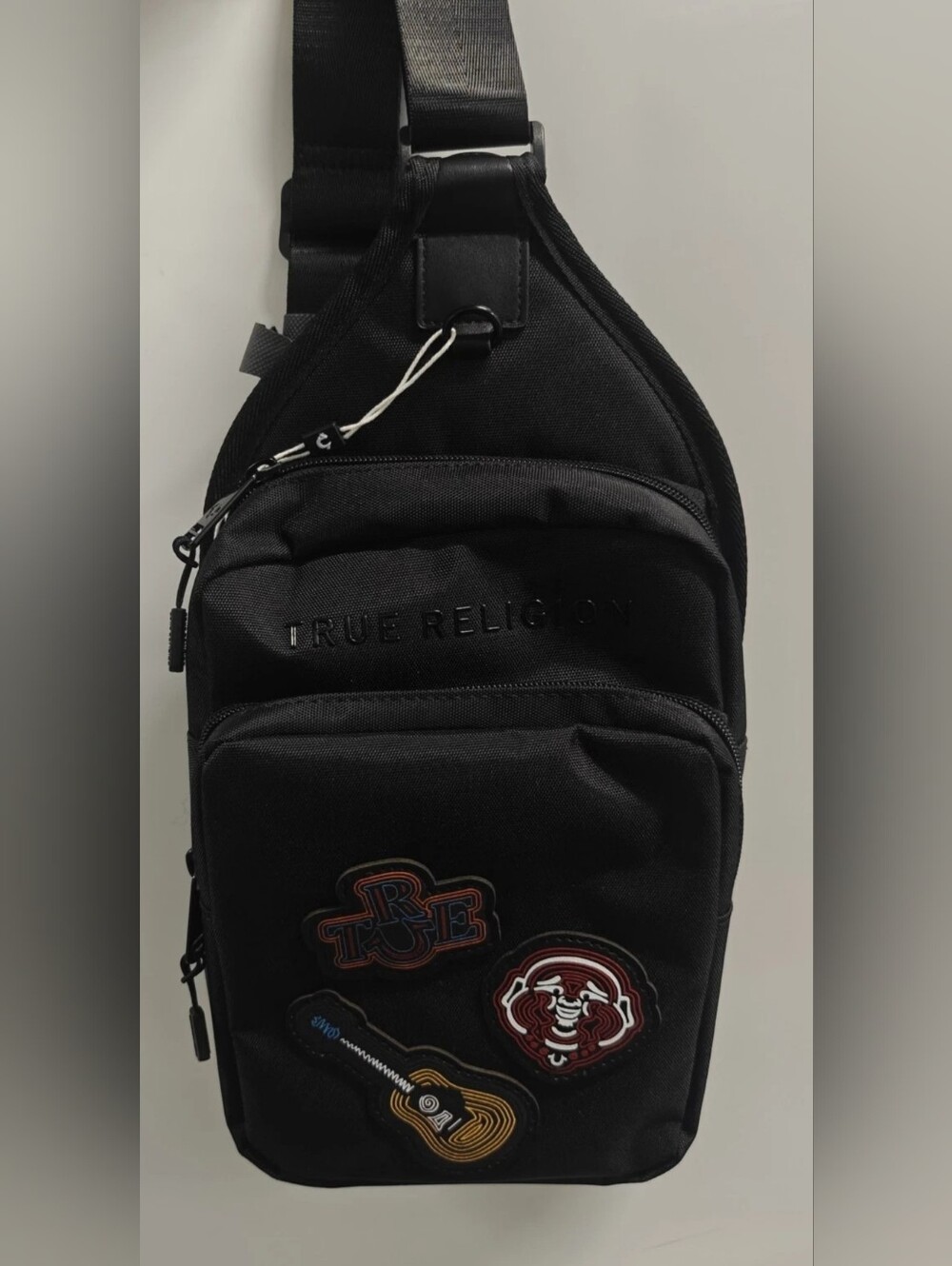 TRUE RELIGION Sling Bag Ripstop BRAND-NEW Black Color - Picture 2 of 3